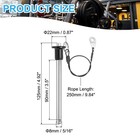 5 16  8mm x3 5  90mm  304 Stainless Steel Quick Release Pin Ball Locking Pin