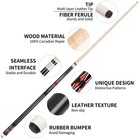 2 Set Of Pool Cue Stick Pool Stick 58 Inch Billiard Stick Mixed Weight Billia   