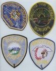 Lot Of  4   Defunct Riverside County Agency California Police Patches  new  