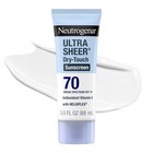 Neutrogena Ultra Sheer Dry Touch Sunscreen Lotion  Spf 70  3 Fl  Oz