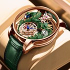 Pindu Men s 3d Dragon Quartz Watch - Leather Strap  Waterproof