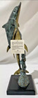 San Pacific International Int l Spi Brass Dolphins Duo Sculpture Figurine 14 