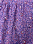 Vineyard Vines Smocked Back Sleeveless Girls Floral Dress Sz L Purple Ruffle Hem