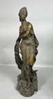 Waagen Bronze Sculptures Pair  Signed Aphrodite Diana The Huntress