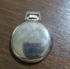 Westclox Scotty Shock-resistant Pocket Watch Black Dial Silver Case