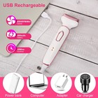 Women s 4-in-1 Electric Razor Bikini Trimmer Facial Eyebrow Shaver Usb