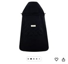 Nwt  Bebamour Black Baby Carrier Cover For Winter  Warm Universal Hoodie Blanket