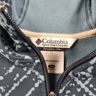 Columbia Hoodie Womens Xl Stretch Geometric Full Zip Jacket  Hood Omni Shield