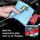 Blue Shop Towel Cleaning Wipes 3-pack   Bundle Of 9 Rolls