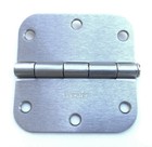  12 18 24 30 40 50 100  Wester 3 5  Satin Nickel Door Hinges 5 8  Radius Dh3558