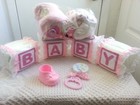 Alphabet Baby Block Diaper Cake