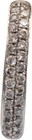 14k White Gold Jewelry 0 13ct Round Cut Diamond Huggie Earrings