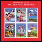Ghana 1998 Disney Mickey And Friends Scott  2008-2009 Rare Imperforate Mint Xf