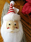 New Target Wondershop Felt   Faux Fur Santa Claus Christmas Ornament