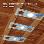 24 Pack New Construction Rough In Plate Pre Mounting Bracket For 3   4  6 Inch