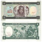 Eritrea 3 Pcs Set  1  5   10 Nakfa  24 5 1997   P-1  P-2  P-3 Unc