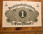 German Reichsbanknote 1 Mark Berlin 1920 High Grade Note  n28 