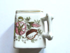 Antique Porcelain Toothpock Holder Square Cup Homestead