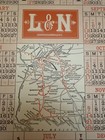 1954 Louisville   Nashville Railroad Railway Calendar  works In 2027  9   x7    Vtg