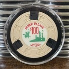 Silver Palace Casino  100 Poker Chip Las Vegas Nevada Rare Condition 1960s Nice 