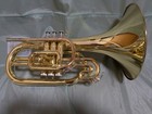 Yamaha 201m Marching Mellophone F Key Brass Lacquer Used