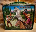 1965 Bonanza Lunchbox   Thermos  Clean   Bright Graphics 