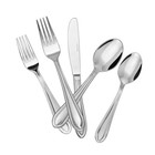 Gleam Silverware Set  Cutlery Set With Spoons And Forks  18 0 Stainless 30