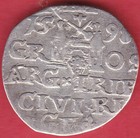R  Poland Lithuania 3 Groschen 1598 Riga Sigismund Iii Vf Details  3755