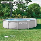 Above Ground Swimming Pool Metal Frame Pool Set With Filter Pump For Backyard