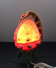 1920 s Antique vintage Italian Hand Carved Cameo Shell Lamp  