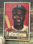 1952 Topps Jackie Robinson  Wood Baseball Card Sign Display - 8 x12 