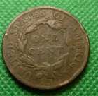 1818 Large  Cent Coronet Head  Coin  1816-1839    jy29