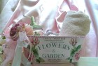 Shabby Chic Victorian Flowers garden Storage Tin pink lg Roses gemstones ooak