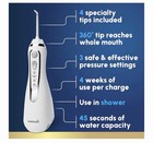     Waterpik Cordless Advanced 2 0 Water Flosser     New  white 