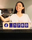 Smiirl Realtime Facebook Like Counter  5 Digit  - Free Shipping