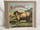 Southdown Sheep Tobacco Caddy Label  Maclin Zimmer Mcgill Tobacco Co  Antique
