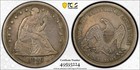 Delmarva Pcgs Gold Shield 1846 Oc-1 Late Die State  f  Seated Dollar 49593224     