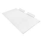 4 Pc Slatwall Shelves Shelf Shoe 12   X 6   Display Flat Styrene Clear Acrylic