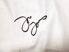 Jon Bones Jones Autographed Signed White Boxing Trunks Beckett Bas Qr