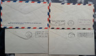 Canada 1928 - 1930 Four First Flight Covers With 5 Cents Airmail Stamps