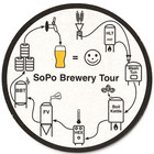 Somers Point Brewing Co Beer Coaster Somers Point Nj