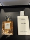 Chanel Coco Mademoiselle Set 3 4 Oz Edp   6 8 Oz Body Lotion Gift Box Authentic