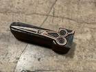Printing Letterpress Printers Block Antique Copper Barber s Scissors Hair  2407 
