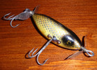Vintage Heddon Sos Minnow  Double Prop Bait  2-3 4  Long  1 2 Oz   Shiner Scale