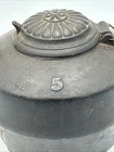 Antique Cast Iron Kettle 5 Gooseneck Bird Mouth Spout