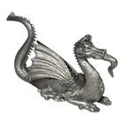 Set Of 3 Vintage Spoontiques Pewter Dragon Figurines