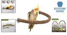 Large Natural Wood Bird Perch For Small To Medium Parrots