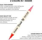 Grabie 72 Colors Paint Markers Dual-color Acrylic Pens With 36 Brush Tips Dou   