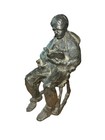 Vtg Bronze Sculpture By David Bardose    peaceful Moments    203 Of 300