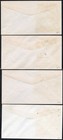 Us Stamps Lot Of 4 First Day Covers Early Flugels Unadressed